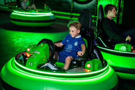 Bumper Cars at Flip Out Poole