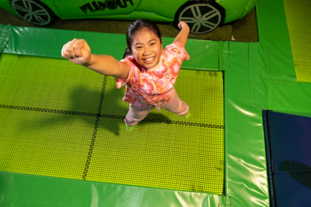 Trampolines at Flip Out Rochdale