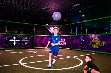 Football at Flip Out Chester