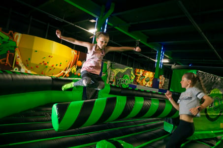 Ninja Wipeout at Flip Out Lakeside Shopping Centre (Essex)