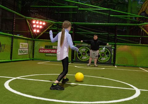 Football at Flip Out Glasgow