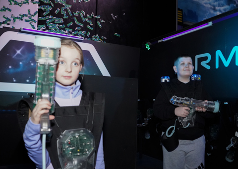 Laser Quest at Flip Out Glasgow