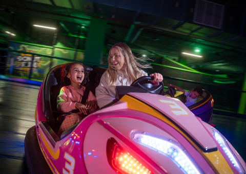Dodgems at Flip Out Watford