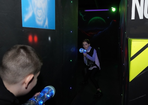 Laser Quest at Flip Out Glasgow