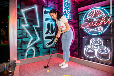 Mini Golf at Flip Out Hounslow
