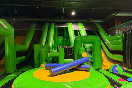 Inflatable at Flip Out Basingstoke