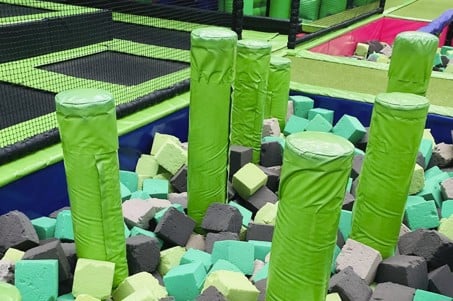 The stepping stones at Flip Out UK