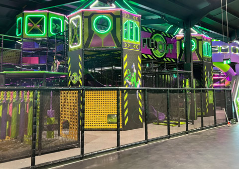 Ninja Playground at Flip Out Leeds