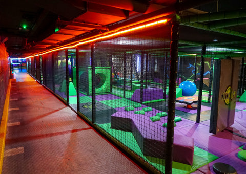 Ninja Playground at Flip Out Canary Wharf