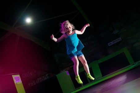 Trampolines at Flip Out Chichester