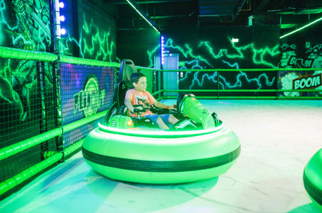 Bumper Cars at Flip Out Telford