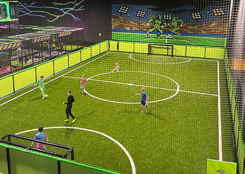 Football at Flip Out Leeds