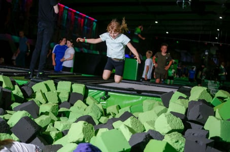 Foam Pit at Flip Out Portsmouth