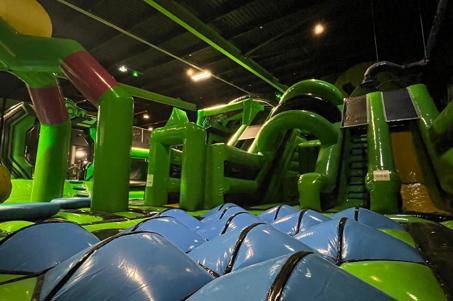Inflatable at Flip Out Doncaster