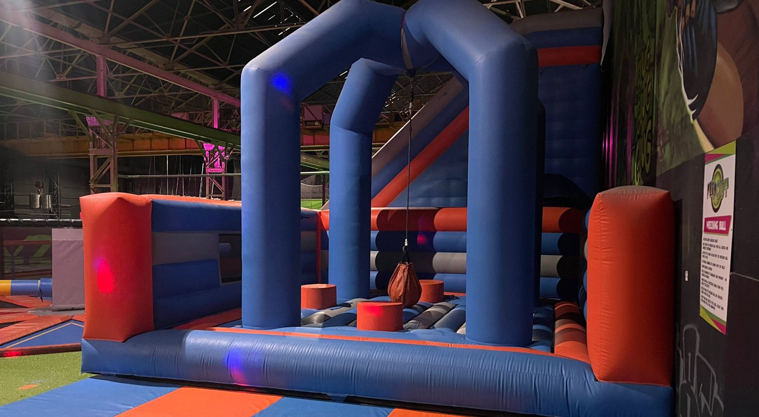 Inflatable Wrecking Ball at Flip Out UK