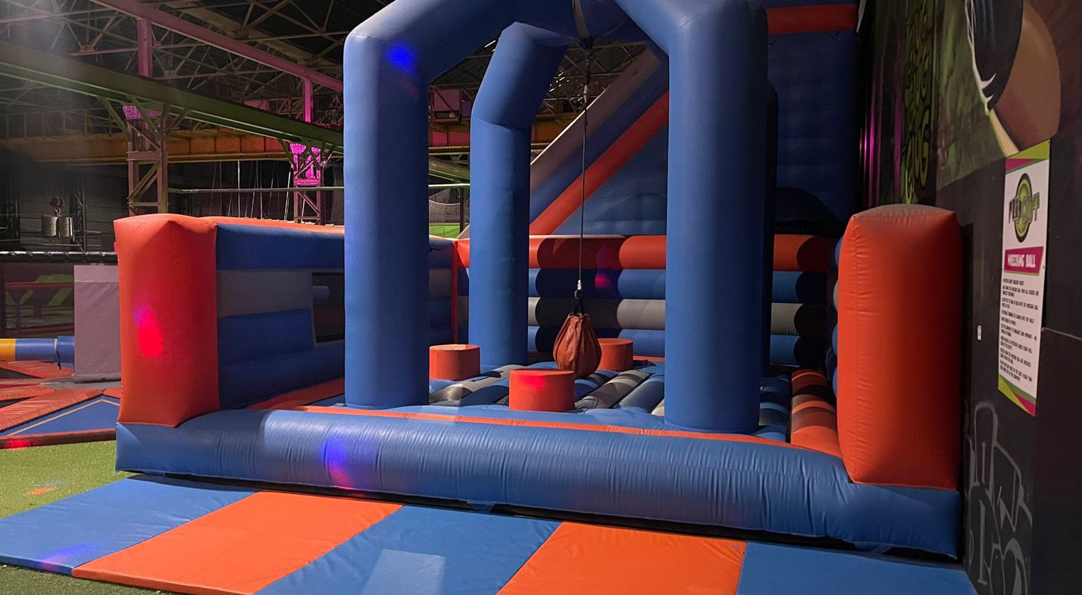 Inflatable Wrecking Ball at Flip Out UK