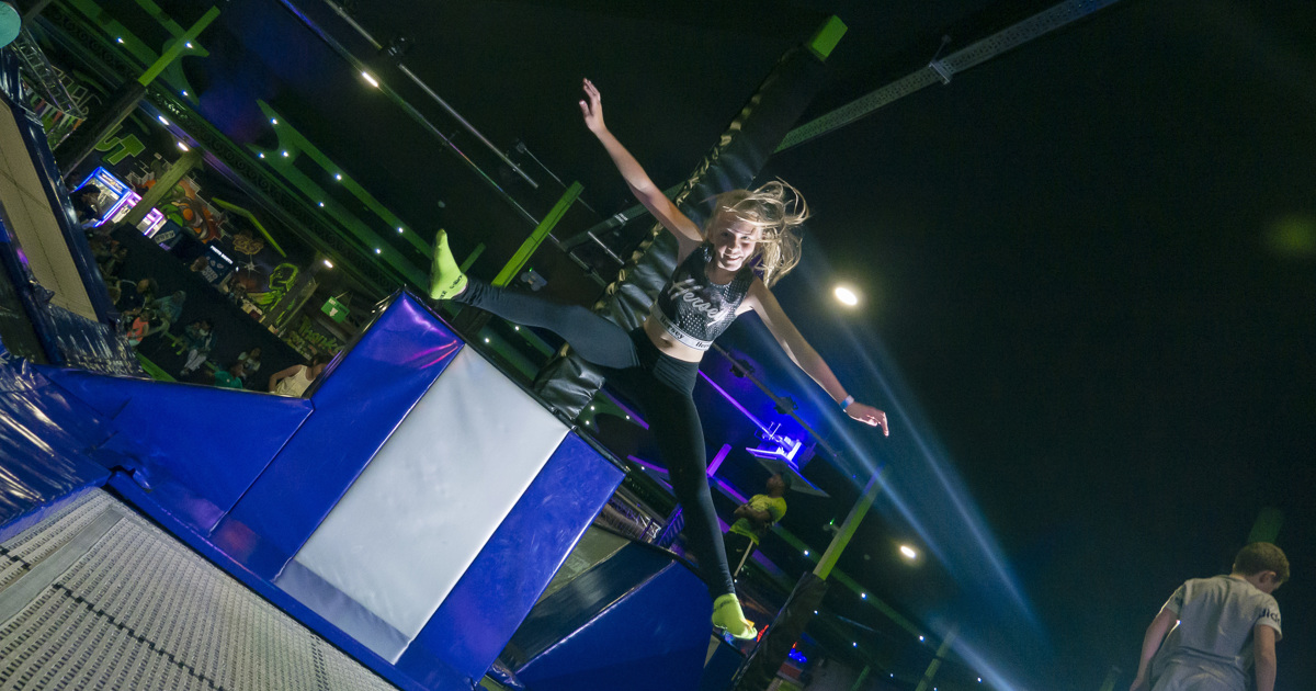 East London's Trampoline & Adventure Park at Flip Out E6