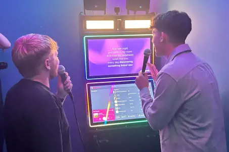 Karaoke Booth at Flip Out Lakeside Shopping Centre (Essex)
