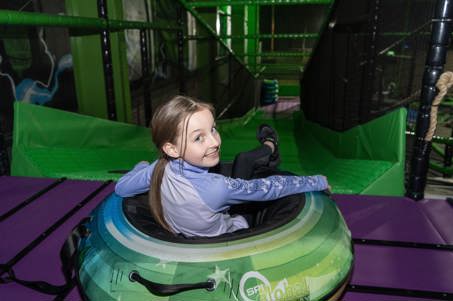 Donut Slide at Flip Out Glasgow