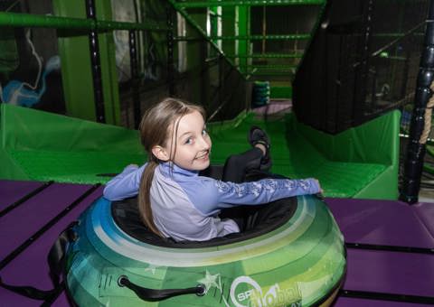 Donut Slide at Flip Out Glasgow