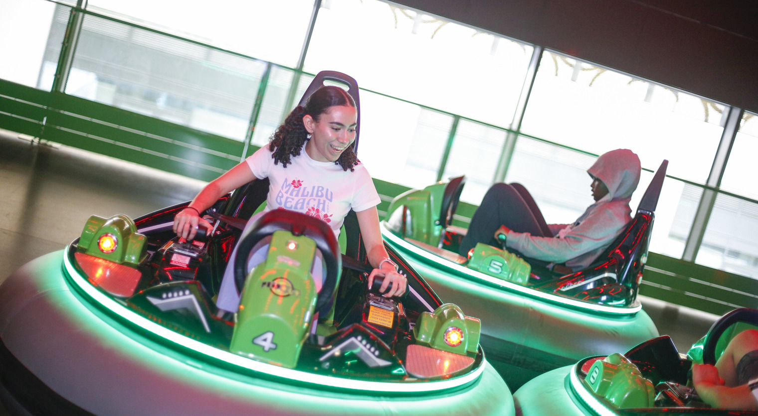 Bumper Cars at Flip Out UK
