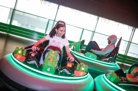 Bumper Cars at Flip Out Hounslow