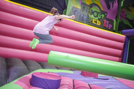 Ninja Wipeout at Flip Out Hereford