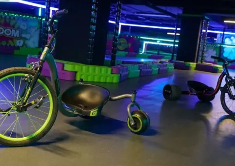 Drift Trikes at Flip Out Canary Wharf