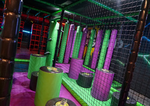 Ninja Playground at Flip Out Canary Wharf
