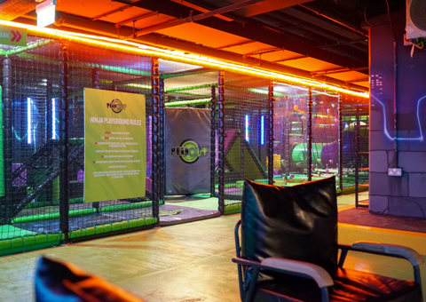 Ninja Playground at Flip Out Canary Wharf