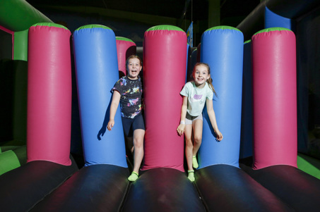 Inflatable at Flip Out Brent Cross