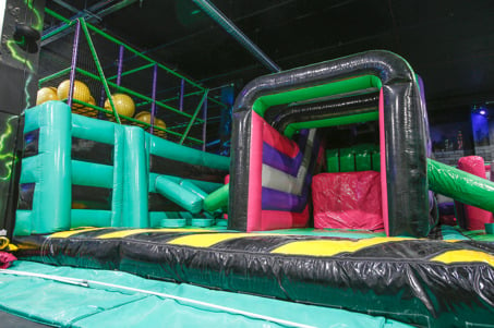 Inflatable Obstacle Course at Flip Out Croydon