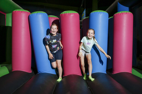 Inflatable at Flip Out Basingstoke