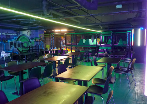The Diner at Flip Out Canary Wharf